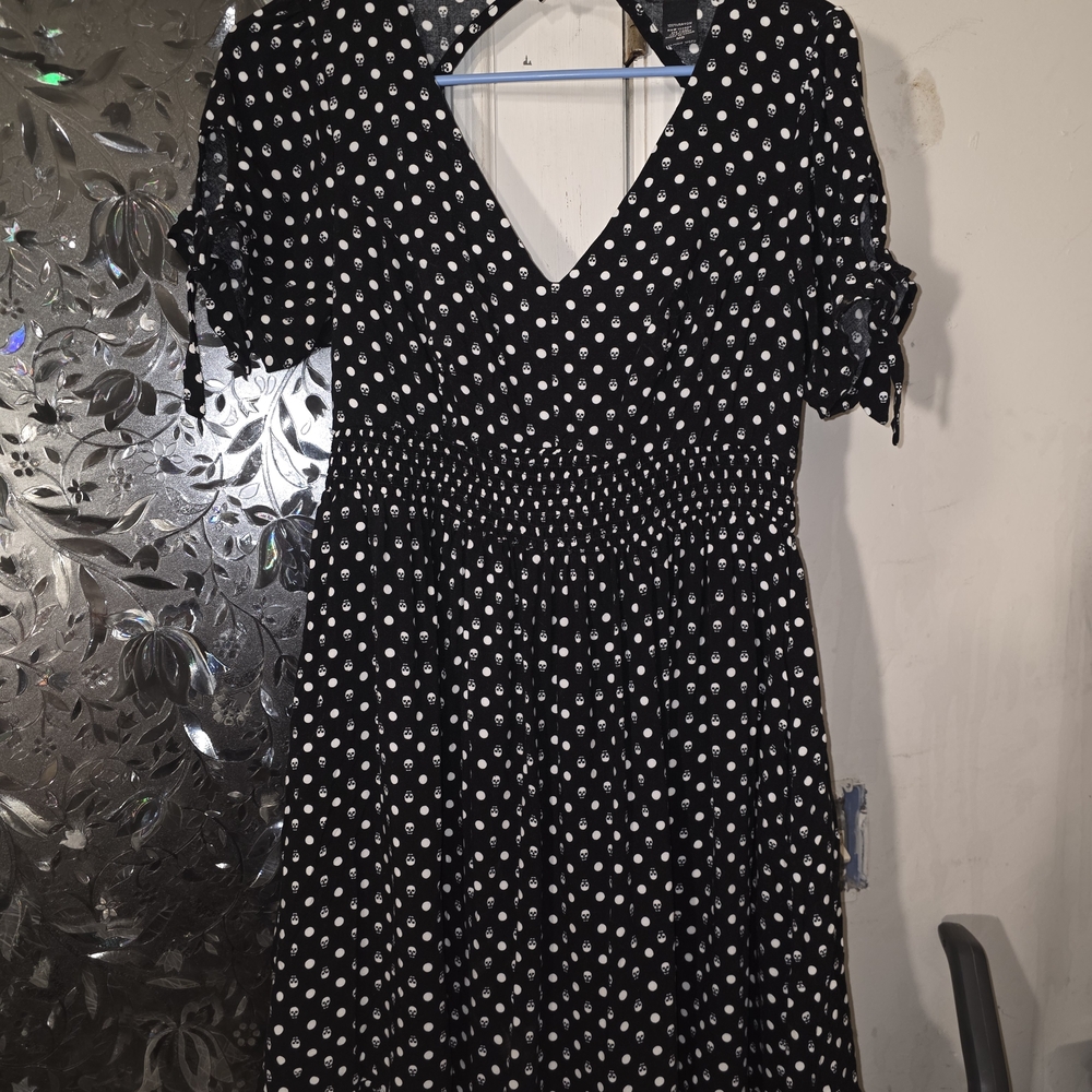 Black and White Polka Dot Dress